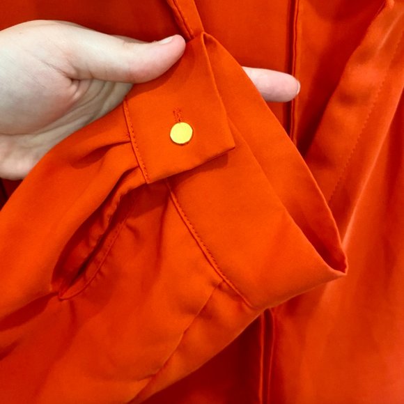 PRELOVED H&M || ORANGE MIDI DRESS - Picture 4 of 5